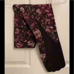 lululemon wunder under high rise crop 23” roll down waist